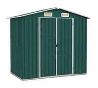 vidaXL Abri de Jardin Cabane à Outils Remise d'Extérieur Maison de Stockage Hangar de Rangement Remise à Outils Vert 46297