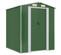 3147427 vidaXL Abri de jardin Vert 192x191x223 cm Acier galvanisé