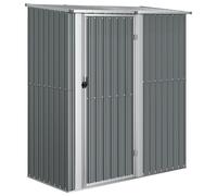 Vidaxl Abri De Jardin Gris 180,5x97x209,5 Cm Acier Galvanisé Gris