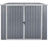 vidaXL Abri de jardin Gris 195x198x159 cm Acier galvanisé