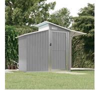 Abri de Jardin 270x130x208,5 cm Acier Galvanisé Rangement Multicolore vidaXL