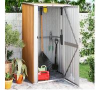 vidaXL Abri de Jardin Hangar de Stockage Abri de Rangement Remise à Outils Maison de Rangement Extérieur Marron 150902