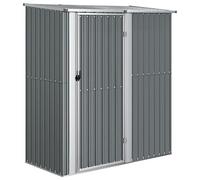 vidaXL Abri de Jardin Hangar de Stockage Abri de Rangement Remise à Outils Maison d'Extérieur Gris 180,5x97x209,5 cm Acier Galvanisé