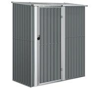 Vidaxl Abri De Jardin Gris 180,5x97x209,5 Cm Acier Galvanisé Gris