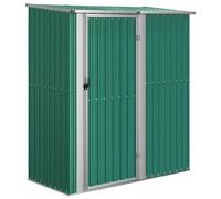 vidaXL Abri de Jardin Hangar de Stockage Abri de Rangement Remise à Outils Maison d'Extérieur Vert 180,5x97x209,5 cm Acier Galvanisé