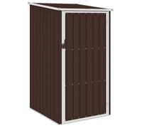 vidaXL Abri de jardin Marrron 87x98x159 cm Acier galvanisé