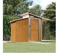 vidaXL Abri de jardin 270 x 130 x 208,5 cm Acier galvanisé Rangement multicolore