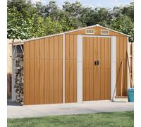 Abri de Jardin, Cabane à Outils avec Poignées, Remise à Outils avec Toit Inclinable, Abri de Rangement Terrasse, 364522