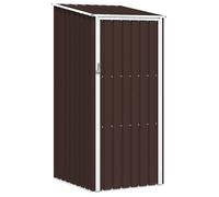 vidaXL Abri de jardin 46292 87x98x159 cm Acier galvanisé Marrron