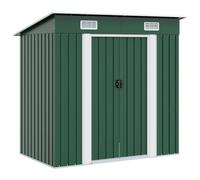 vidaXL Abri de jardin métal vert