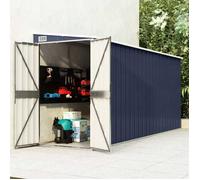 vidaXL Abri de Jardin Mural Abri de Rangement d'Outils Rangement d'Equipement de Jardin Extérieur Cour Anthracite 316231