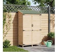 vidaXL Abri de jardin Naturel 106,5 x 56 x 176 cm Bois d'ingénierie 42033448