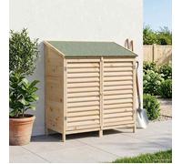 vidaXL Abri de jardin Naturel 106 x 56 x 113,5 cm Bois de Sapin Massif 42033456