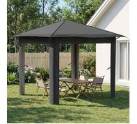 vidaXL Abri de jardin sans paroi 2,6 x 2,6 m Gris clair et anthracite 42036802