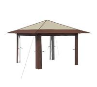 vidaXL Abri de Jardin sans paroi Crème et Marron