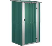 Abri de Jardin Marron 118,5x97x209,5cm Acier Galvanisé Remise à Outils vidaXL