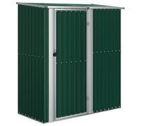 vidaXL Abri de Jardin Hangar de Stockage Abri de Rangement Remise à Outils Maison d'Extérieur Vert 180,5x97x209,5 cm Acier Galvanisé