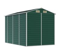Vidaxl Abri De Jardin Vert 191x300x198 Cm Acier Galvanisé