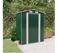 vidaXL Abri de jardin Vert 192x108x223 cm Acier galvanisé, rangement de jardin pour les outils, rangement pour outils 319267