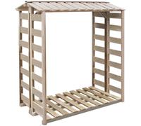 vidaXL Abri de stockage à bois de chauffage 150x90x176 cm Pin imprégné