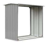 Abri De Jardin Rangement Acier Galvanisé Gris 172x91x154 Cm