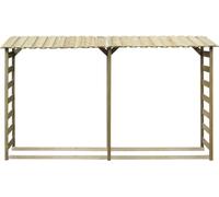 vidaXL Double abri de stockage du bois 300 x 44 x 176 cm Pin imprégné 42957