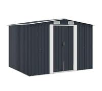 vidaXL Abri de Stockage pour Jardin Anthracite Métal 257x205x178 cm