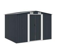 vidaXL Abri de stockage pour jardin Anthracite Métal 257x205x178 cm 47030