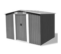 vidaXL Abri de stockage pour jardin Métal Gris 257 x 205 x 178 cm
