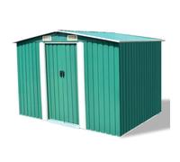 vidaXL Abri de stockage pour jardin Métal Vert 257 x 205 x 178 cm 42910