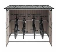 vidaXL Abri de vélo 3 pièces Métal Anthracite 215×206×157 cm Rectangulaire