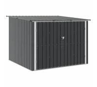 vidaXL Abri de vélo 3 pcs Anthracite 215 x 206 x 157 cm Métal, Jardin et terrasse, Rectangulaire, Moderne, Durable, Design Sympa pour espaces extérieurs, Entretien Facile, Look Contemporain