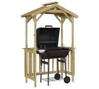 vidaXL Abri de barbecue 133,5x63x200 cm Bois de pin traité