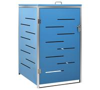 vidaXL Abri pour poubelle 69x77,5x112,5 cm Inox