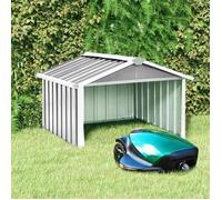 vidaXL Abri pour robot de jardin 150908 - Acier galvanisé 92x97x63 cm Gris