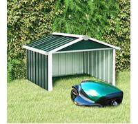vidaXL Abri tondeuse robot de jardin 92x97x63 cm Acier galvanisé Vert 150907
