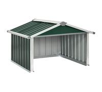 vidaXL Abri Tondeuse Robot de JardinAbri pour Tondeuse à Gazon Robotisée Rangement d'Outils Hangar Arrière-Cour 92x97x63 cm Acier Galvanisé Vert