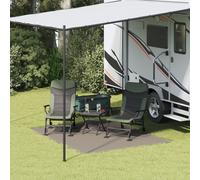 Vidaxl Accessoire De Tente Gris Clair Polyester 250 X 200 Cm Étanche