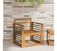 vidaXL Accoudoir 2 pcs Naturel 60 x 6 x 61 cm Bois d'Acacia Massif
