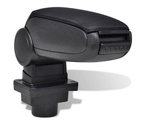 vidaXL Accoudoir Central pour Auto Noir Appuie-Bras de Voiture Auto Véhicule