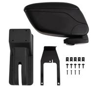 vidaXL Accoudoir de voiture Noir ABS 12x29x(32-46) cm – Console centrale avec boîte de rangement