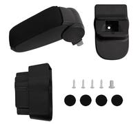 Vidaxl Accoudoir De Voiture Noir 12x37x(31-48) Cm Abs