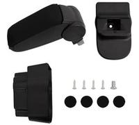 vidaXL Accoudoir de voiture noir 12x37x(31-48) cm ABS Noir G