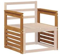 vidaXL Accoudoirs 2 pcs Marron 59 x 6 x 61 cm Bois d'ingénierie, Accoudoirs Modernes, durables, rectangulaires, Accessoires de Jardin stylés, résistants aux intempéries