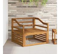 vidaXL Accoudoirs 2 pcs Marron 79 x 4 x 73 cm Bois d'ingénierie