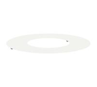 vidaXL adapté pour Anneau d'arbre Plat Blanc Ø30 / 60 cm Acier, Décor Moderne pour Jardin et terrasse, Protecteur d'arbre Durable, Accessoire de Jardin, Garde-Racines