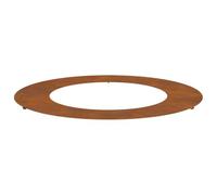vidaXL adapté pour Anneau d'arbre Plat Marron Ø50 / 80 cm, Décor Moderne pour Jardin et terrasse, Protecteur d'arbre Durable, Accessoire de Jardin, Garde-Racines