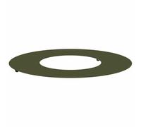 vidaXL adapté pour Anneau d'arbre Plat Vert Olive Ø30 / 60 cm Acier, Décor Moderne pour Jardin et terrasse, Protecteur d'arbre Durable, Accessoire de Jardin, Garde-Racines