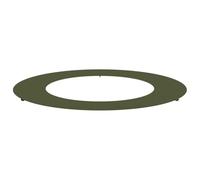 vidaXL adapté pour Anneau d'arbre Plat Vert Olive Ø50 / 80 cm Acier, Décor Moderne pour Jardin et terrasse, Protecteur d'arbre Durable, Accessoire de Jardin, Garde-Racines