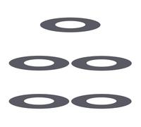 vidaXL adapté pour Anneaux d'arbre Plats 5 pcs Anthracite Ø30 / 60 cm, Décor Moderne pour Jardin et terrasse, Protecteur d'arbre Durable, Accessoire de Jardin, Garde-Racines